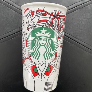 Starbucks Holiday Ceramic Tumbler (Coffee Cup)